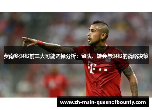 费南多退役前三大可能选择分析：留队、转会与退役的战略决策